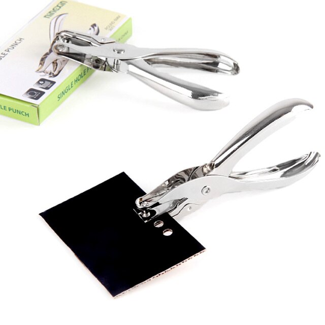 Kìm đục giấy 1 lỗ thép không gỉ ninexin - đồ đục giấy 1 lỗ ninexin