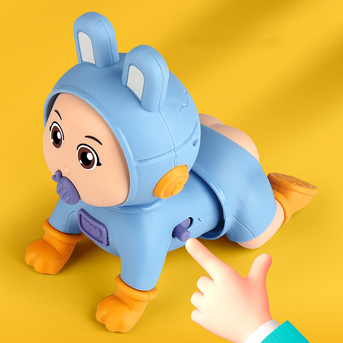 Đồ chơi trẻ em tập bò, đồ chơi baby bò có nhạc