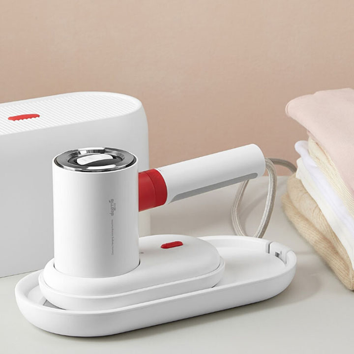 Bàn là hơi nước cầm tay, Bàn là mini, dễ dàng mang đi du lịch. Hàng chuẩn chất lượng miễn chế (Bảo hành 12 tháng)
