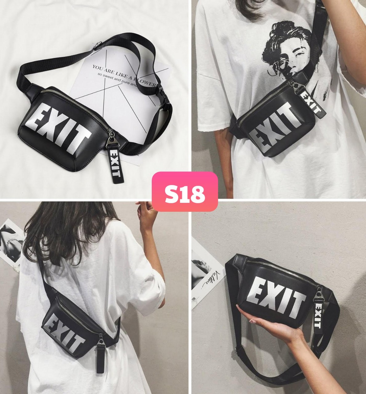 Túi đeo chéo exit s18
