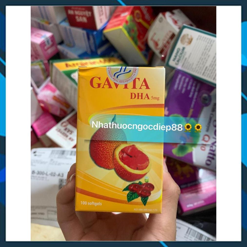 Dầu gấc gavita dha hộp 100 viên h