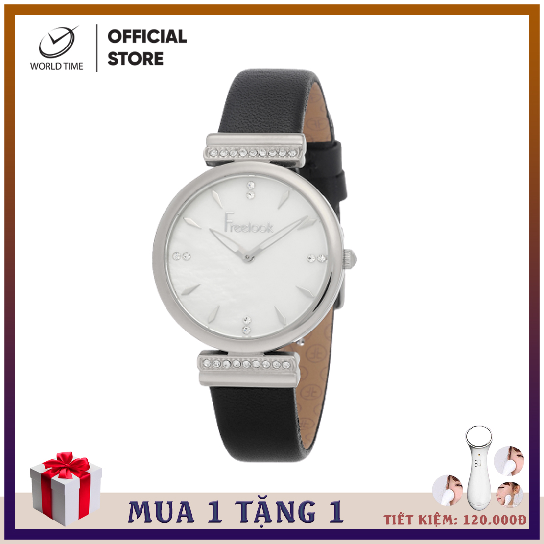 Đồng hồ nữ dây da, freelook fl.1.10067 , full box và sổ bảo hành quốc tế 2 năm, kính mirenal, chống nước, phân phối chính thức