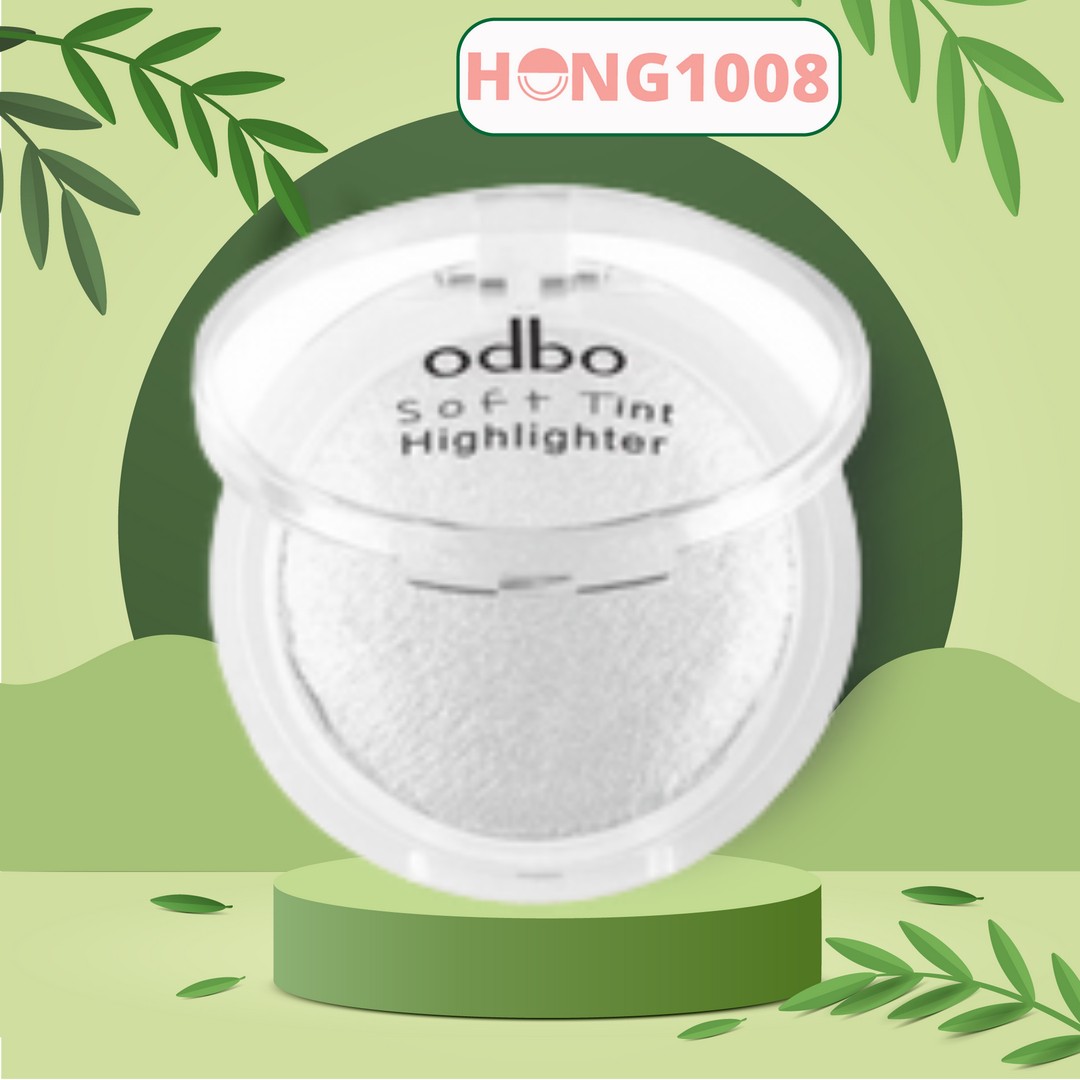 Phấn Bắt Sáng Odbo Soft Tint Highlighter 4g Thái Lan Siêu Mịn Nhũ Bắt Sáng Căng Bóng Da shop Hong1008