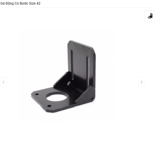 Gá động cơ bước size 57 - size 57mm