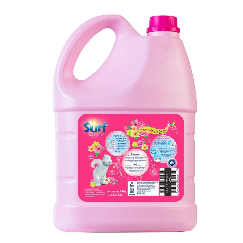 Nước giặt Surf 3.8kg hương hoa cỏ diệu kỳ