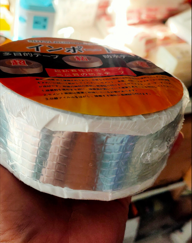 Băng Keo Chống Dột Mái Tôn NHẬT BẢN LOẠI TỐT 500x5cm BUTYL RUBBER TAPE - Keo Chống Thấm Nước Trần Nhà - Keo Dán Đa Năng