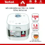 Nồi cơm điện tử cao tần Tefal RK762168 1.5L CN Nấu nhanh - BH 2 năm - Hàng Chính Hãng