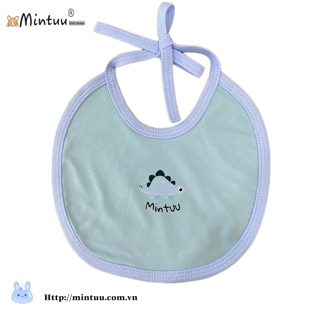 [NEW] Yếm ăn dặm cho bé sơ sinh cột dây chất liệu vải 100% cotton 4 chiều thương hiệu Mintuu First Choice, - Thời trang và đồ dùng cho trẻ em  - NiTi Kids