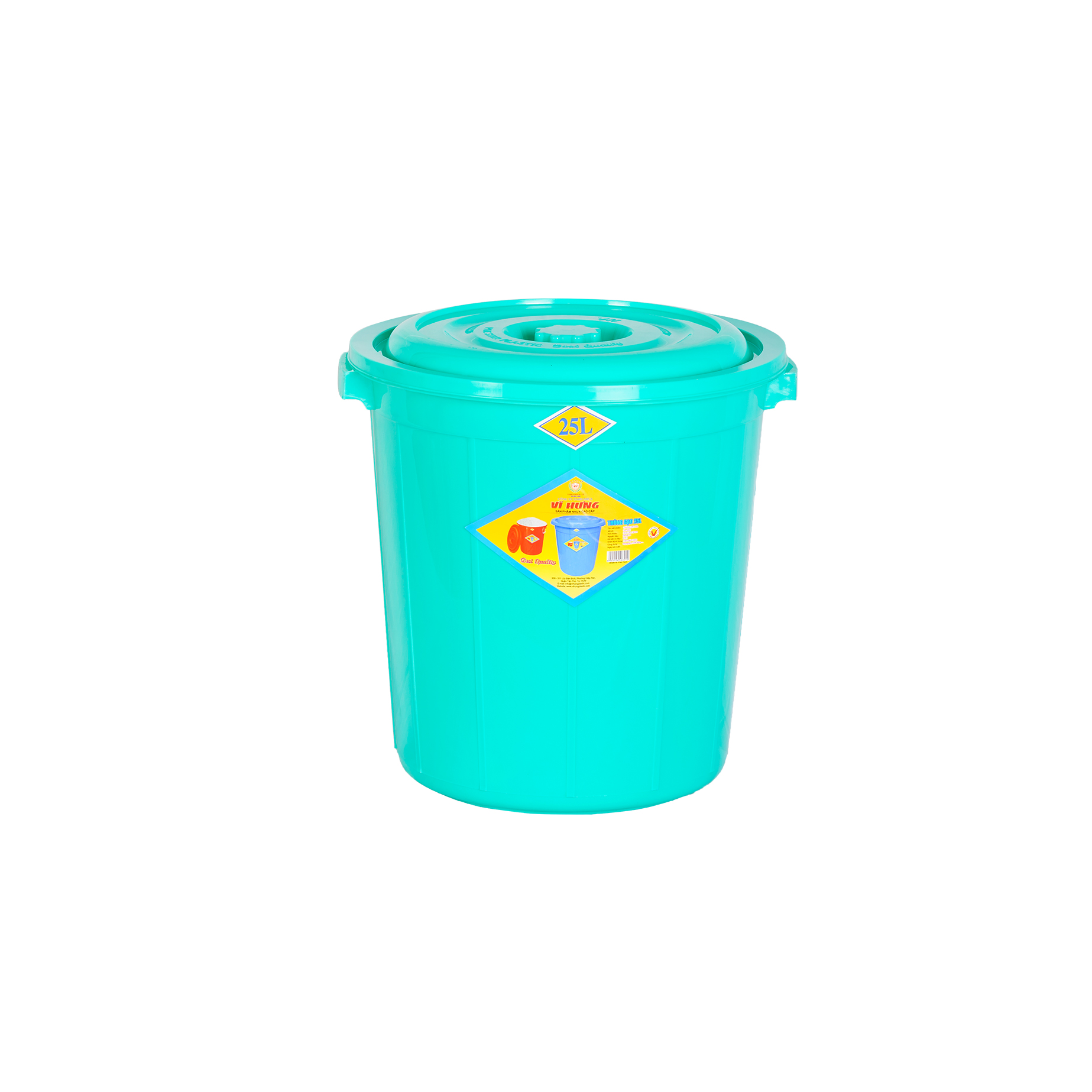 Xô nhựa 25 lít duy tân, việt thành, vĩ hưng