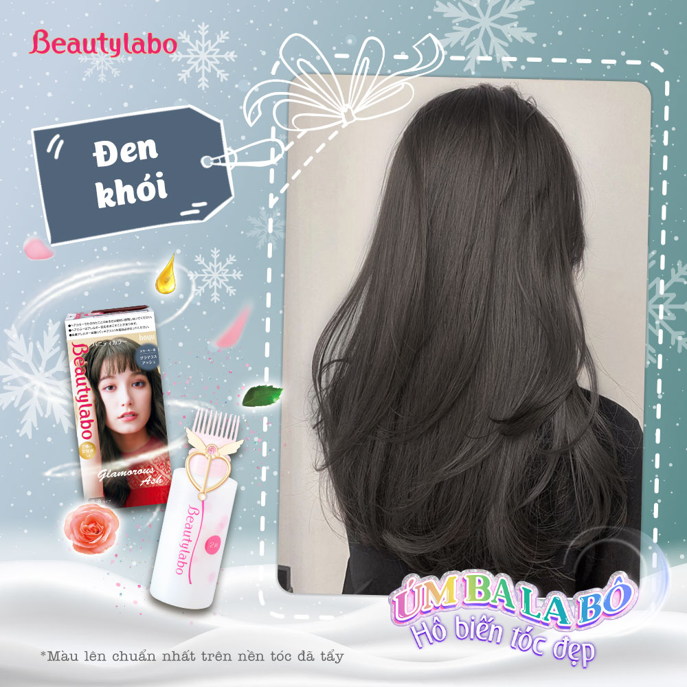 Thuốc nhuộm tóc tại nhà dạng kem Beautylabo Vanity 133ml màu Đen Khói - nhuộm dưỡng tóc mềm mượt chuẩn Nhật