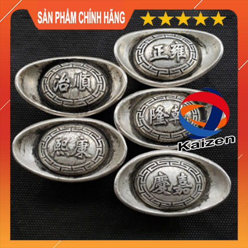 Thỏi bạc vàng,thoi bạc chiêu tài, đĩnh bạc tài lộc phong thủy