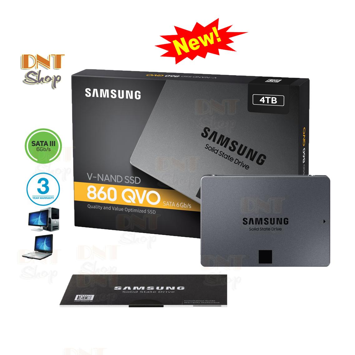 Ổ cứng SSD Samsung 860 QVO 4TB 2.5-Inch SATA III (MZ-76Q4T0B)