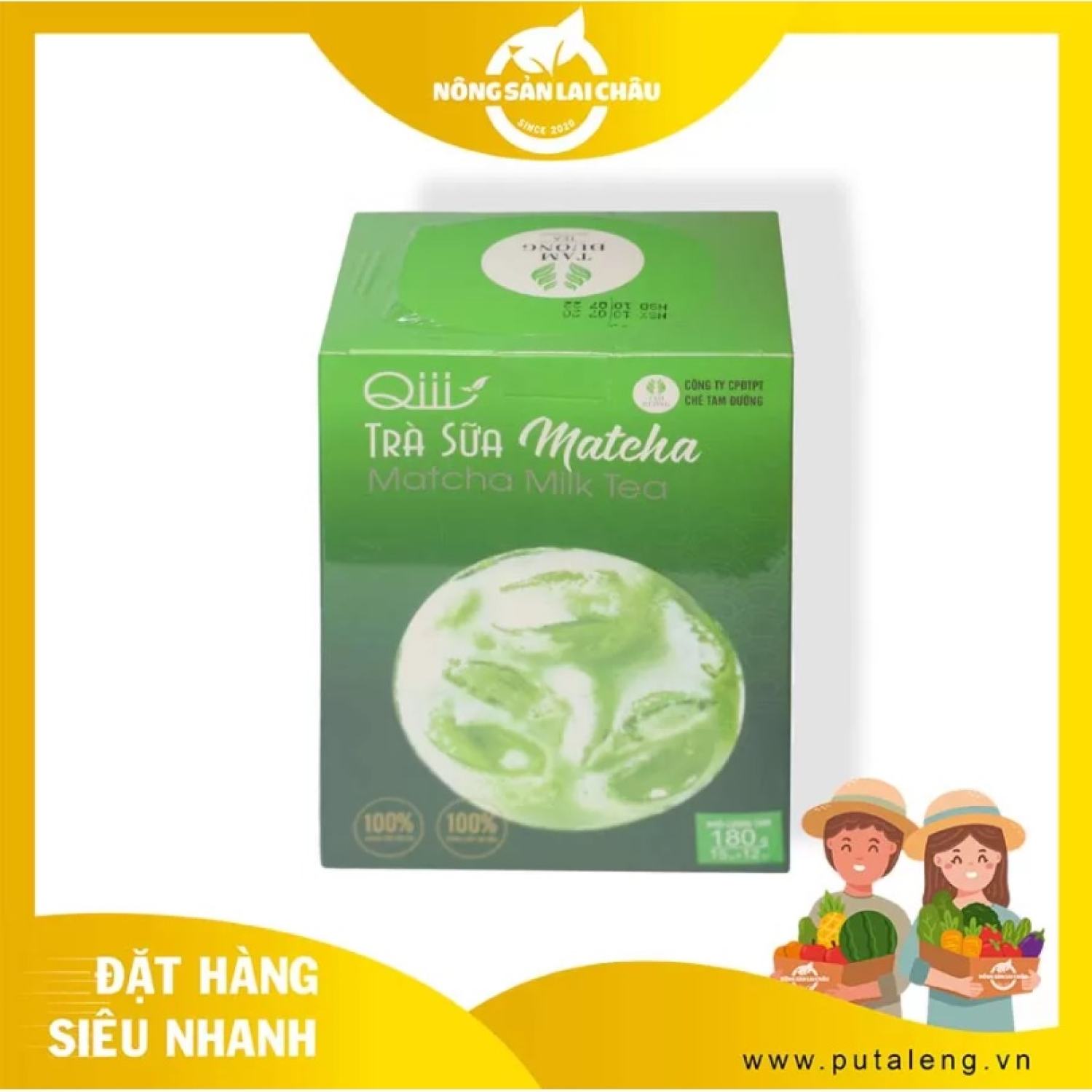 [Nhập RS0722 giảm 30k cho đơn 99k]Trà Sữa Matcha Lai Châu Đặc Sản Tây Bắc