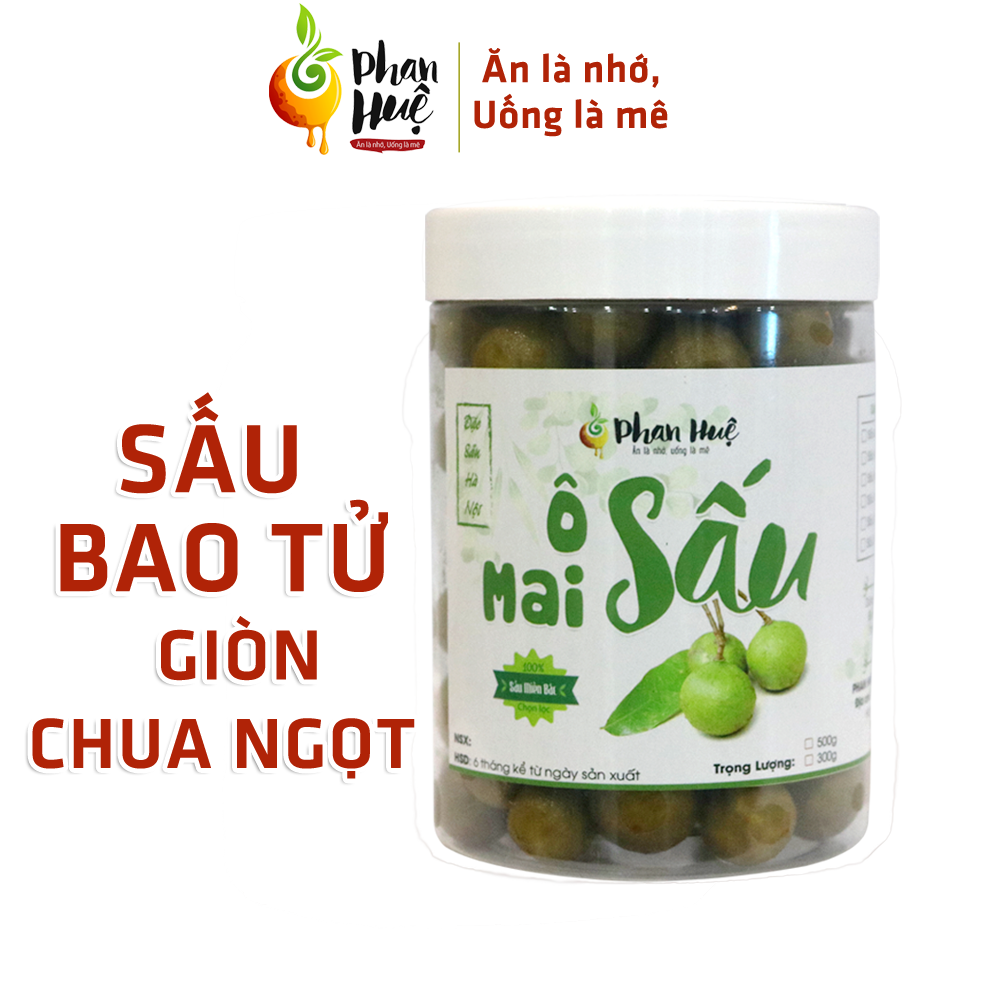 Sấu Bao Tử Giòn Chua Ngọt Phan Huệ Đặc Biệt (500gr). Ăn Là Nhớ. Đặc Sản Hà Nội. Sấu bao tử miền Bắc chọn lọc. Ăn cả hạt.
