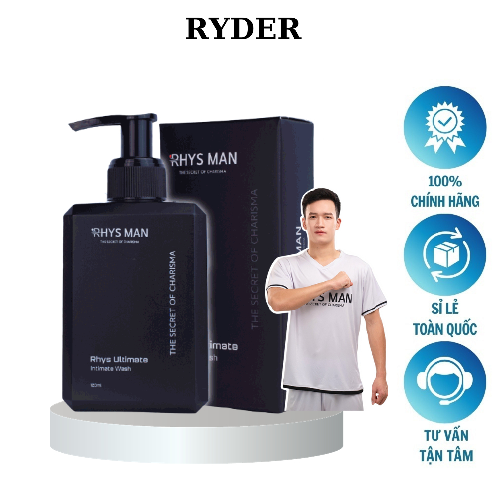 Dung dịch vệ sinh nam Rhys Man hương nước hoa thơm mát Rhys Ultimate 120ml
