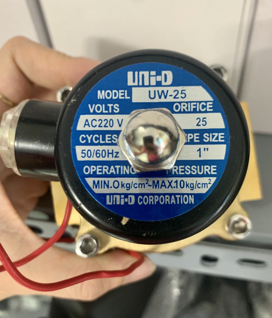 Van điện từ phi 34 - ac 220v coil đồng