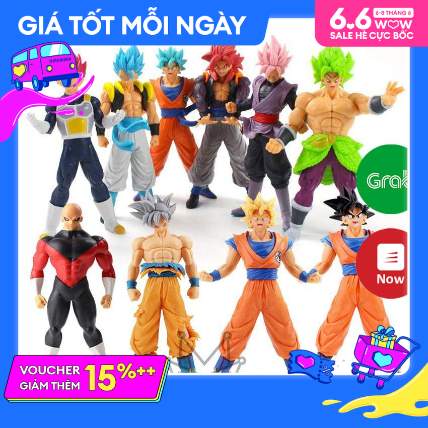 CÓ QUÀ - Mô hình Dragon Ball 7 Viên Ngọc Rồng Son Vô Cực Goku Gogeta Vegito Broly Jiren Black Goku B