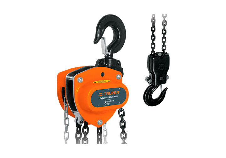 Palăng xích công nghiệp kéo tay 3m 5.0 tấn truper - 16828 trọng lượng palăng: 37kg pol-5