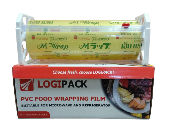 Màng bọc thực phẩm PVC cuộn lớn (30cm x 300m) - tiết kiệm, tiện lợi, dễ sử dụng - nhập khẩu trực tiếp từ Thái Lan, Malaysia
