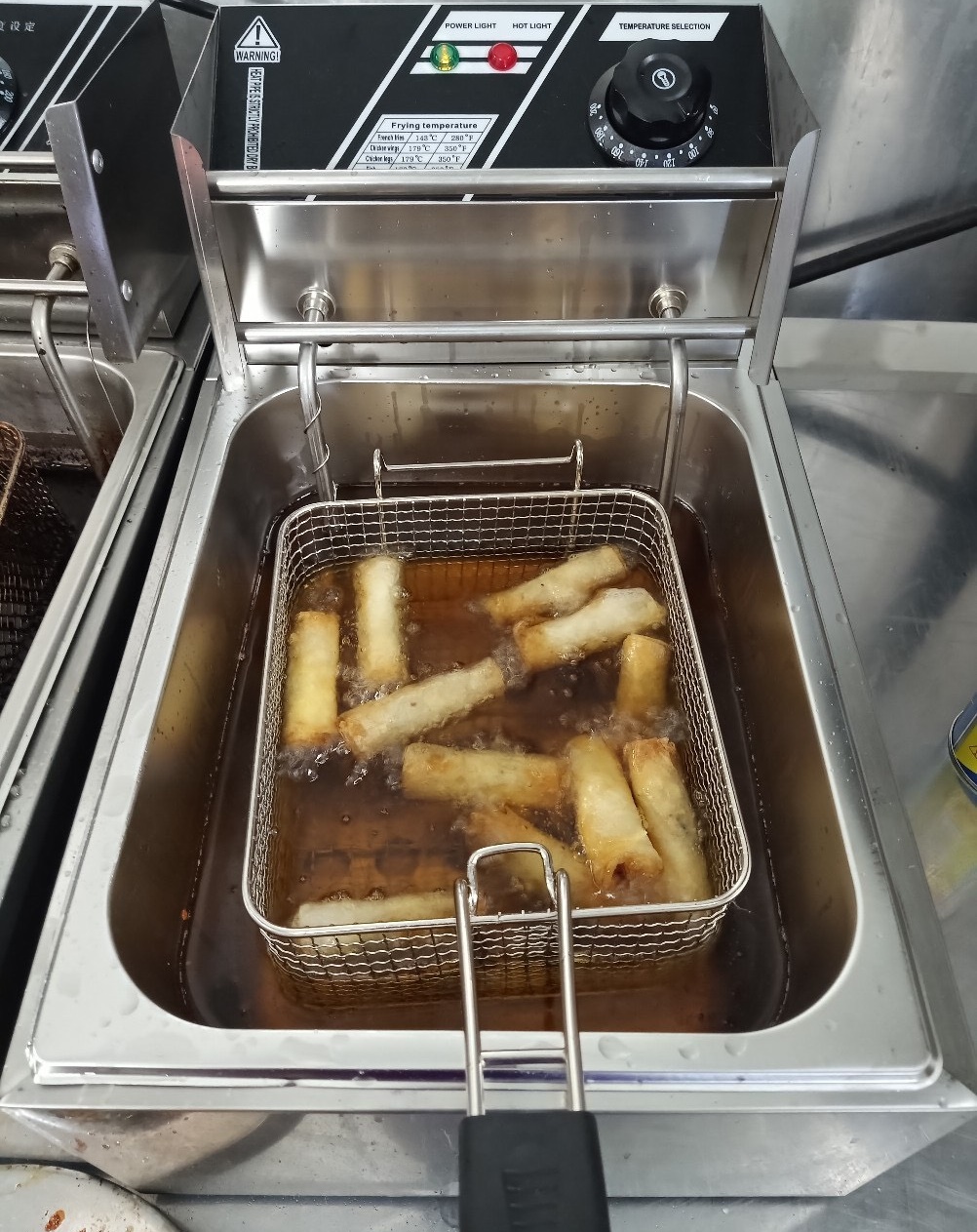 Bếp chiên rán thực phẩm, Nồi chiên nhúng dầu chạy điện, Nồi chiên gà, khoai tây, ...