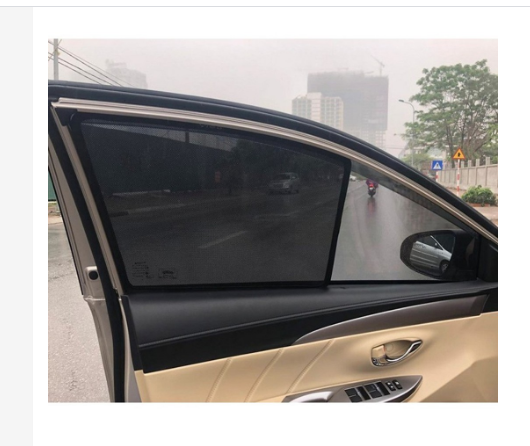 Rèm Che Nắng Nam Châm Xe Vios 2014, 2015, 2016, 2017, 2018- Bộ 4 Tấm, Khung Rèm Tích Hợp Sẵn Nam Châm, Vừa Zin Cho Xe, Tháo Lắp Đơn Giản Che Nắng Hiệu Quả