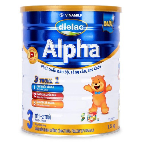 Sữa bột dielac alpha 3 1,5kg luva kids