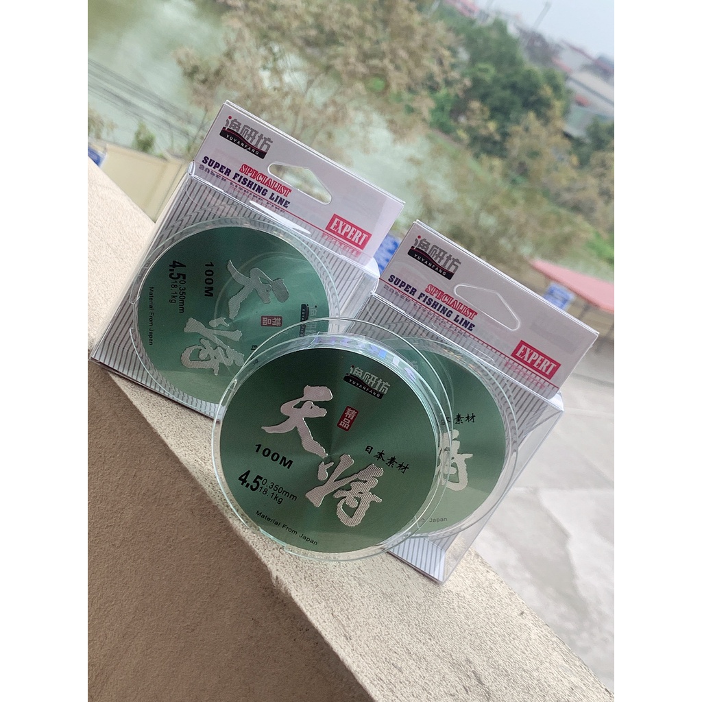 Dây cước trục mỡ gà cuộn 100m super strong đồ câu văn chương