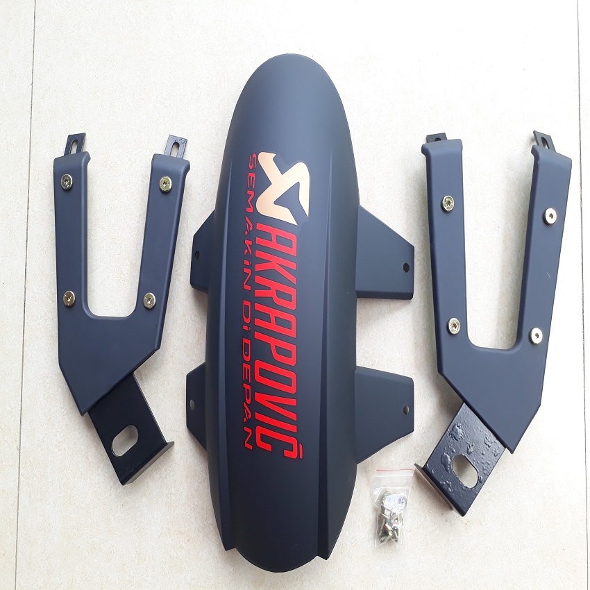 Dè chắn bùn 4 chân AKRAPOVIC lắp xe Winner X exciter xe classic độ Cafe Racer Tracker Win 67 Dream Cub và các loại xe