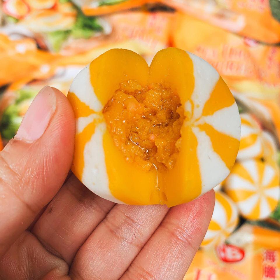 Viên thả lẩu trứng nhím - Bánh bao trứng nhím biển gói 500gr