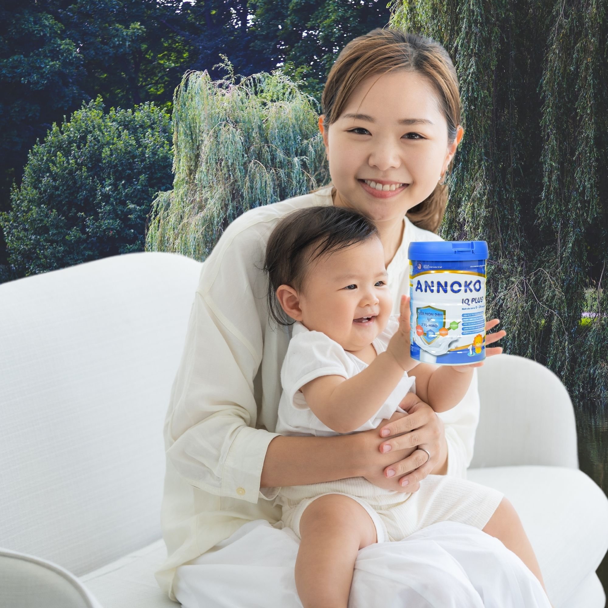 Combo 1 thùng 12 Hộp Sữa non ANNOKO IQ PLUS1 giúp bé tăng cân và tăng sức