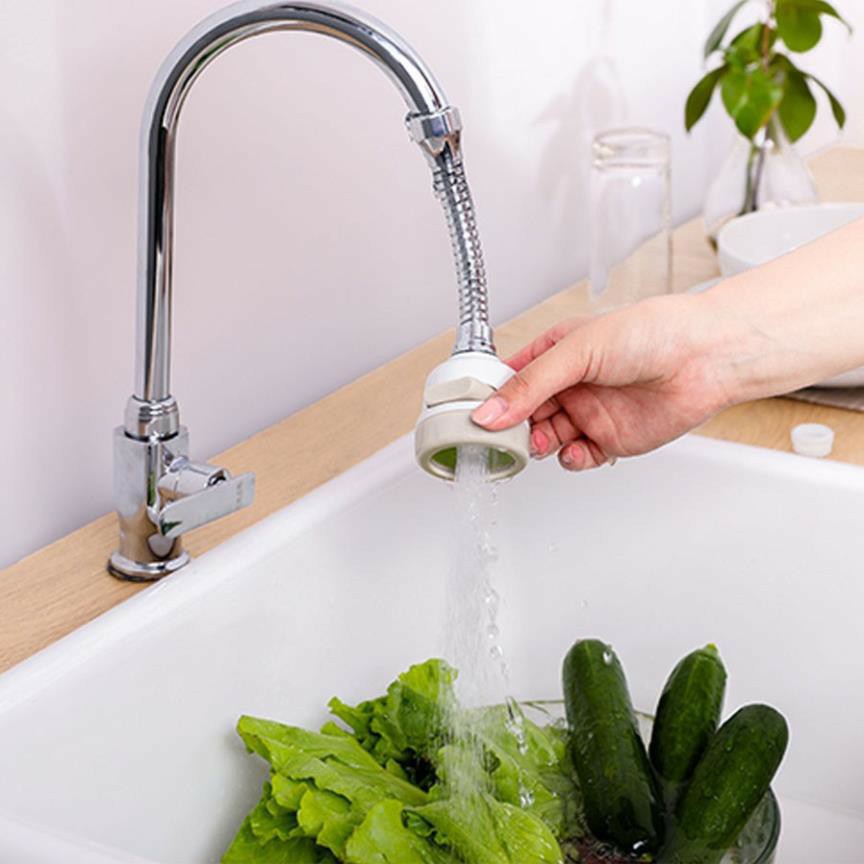 Đầu Vòi Xịt Nước Tăng Áp 3 Chế Độ Dài 18cm, Dây Nối Vòi Nước Lavabo - V18CM