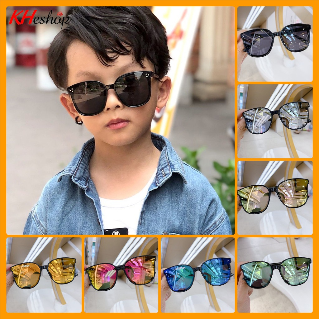 Kính mát tráng gương cho bé chống tia