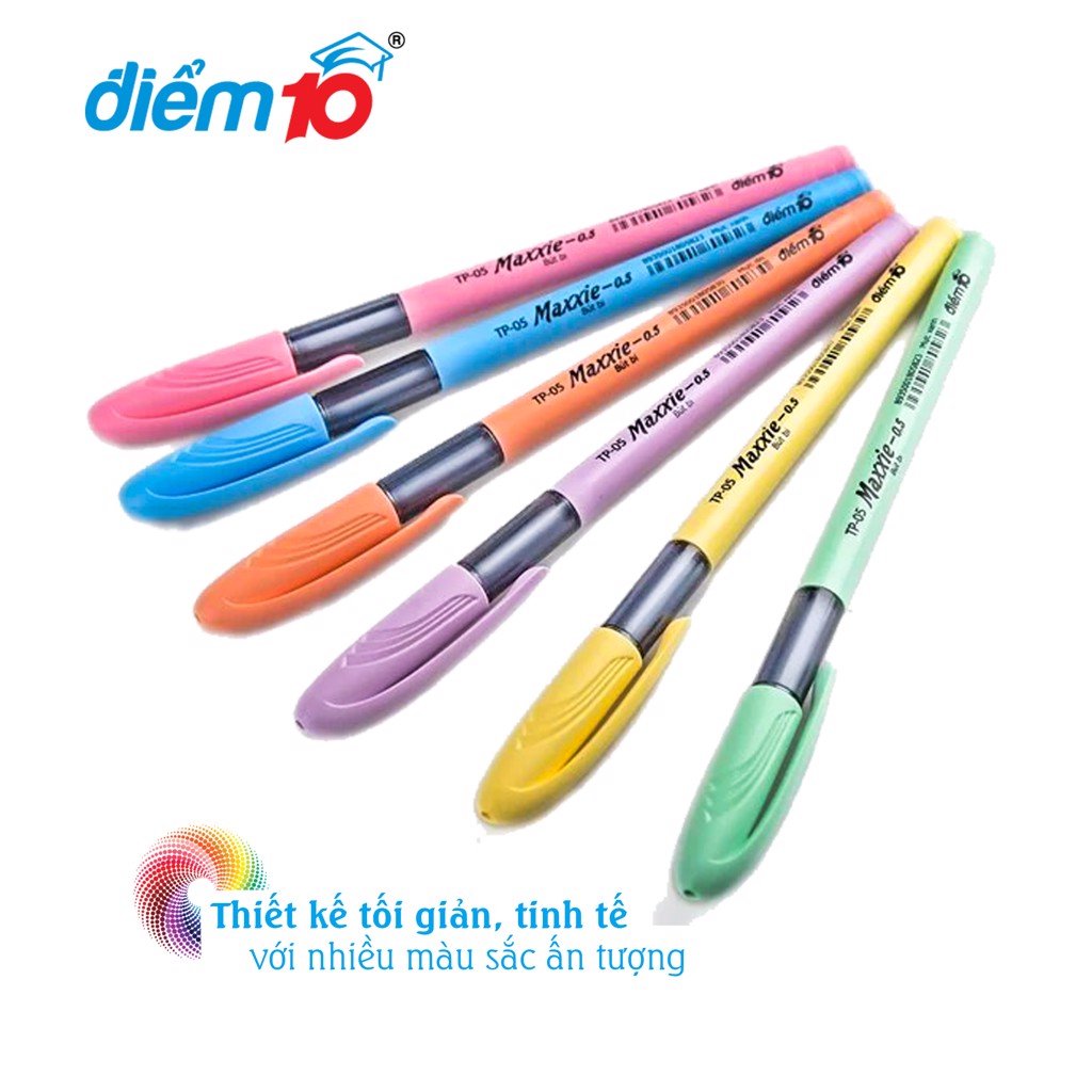 Combo 5 bút bi điểm 10 tp-05 - bút máy sài gòn