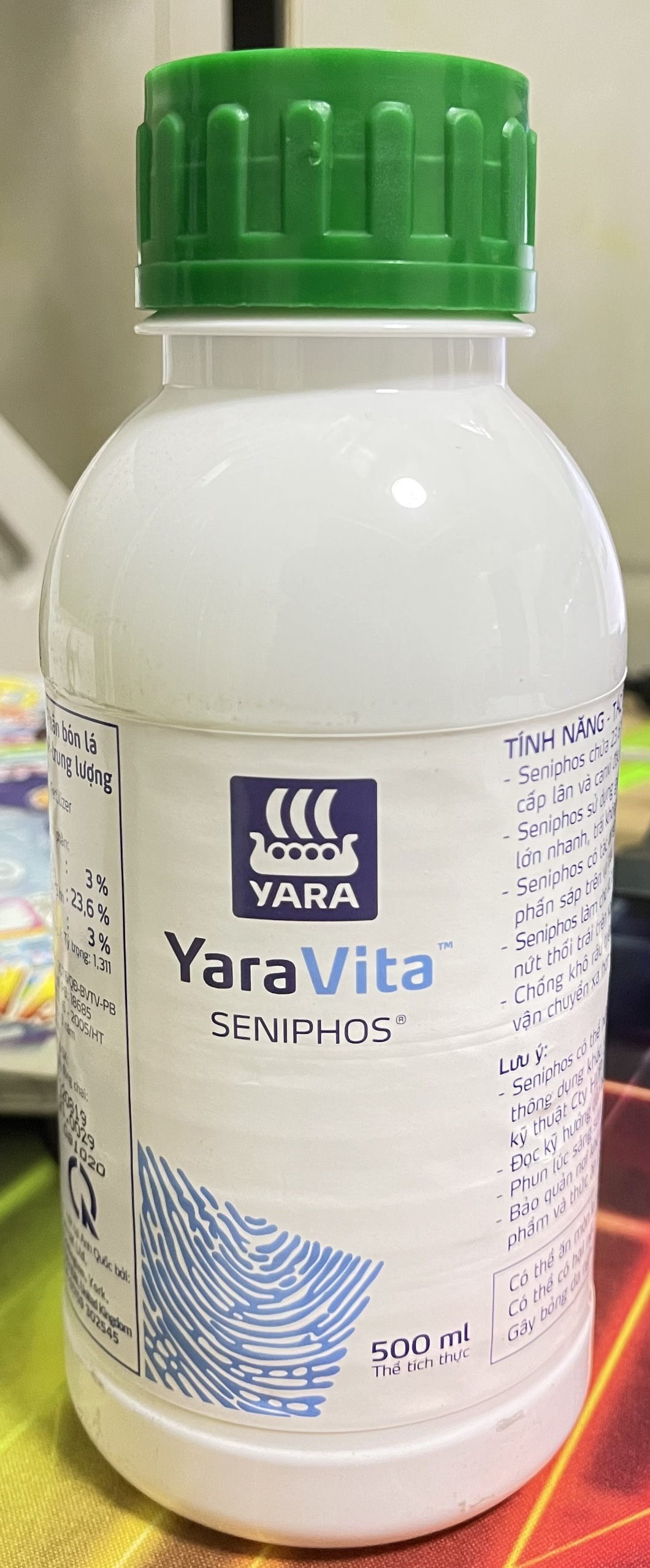 Phân Bón Vi Lượng Yara Vita Seniphos chai 500ml