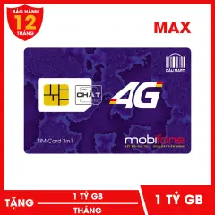 SIM 4G MAX DATA Mobifone F120WF 1 Tỷ GB/Tháng | SIM không giới hạn DATA