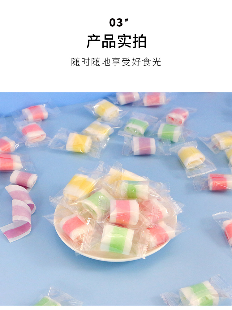 [ Siêu hót ] Combo 1000g Kẹo cuộn trái cây siêu dài mềm hương vị tuổi thơ