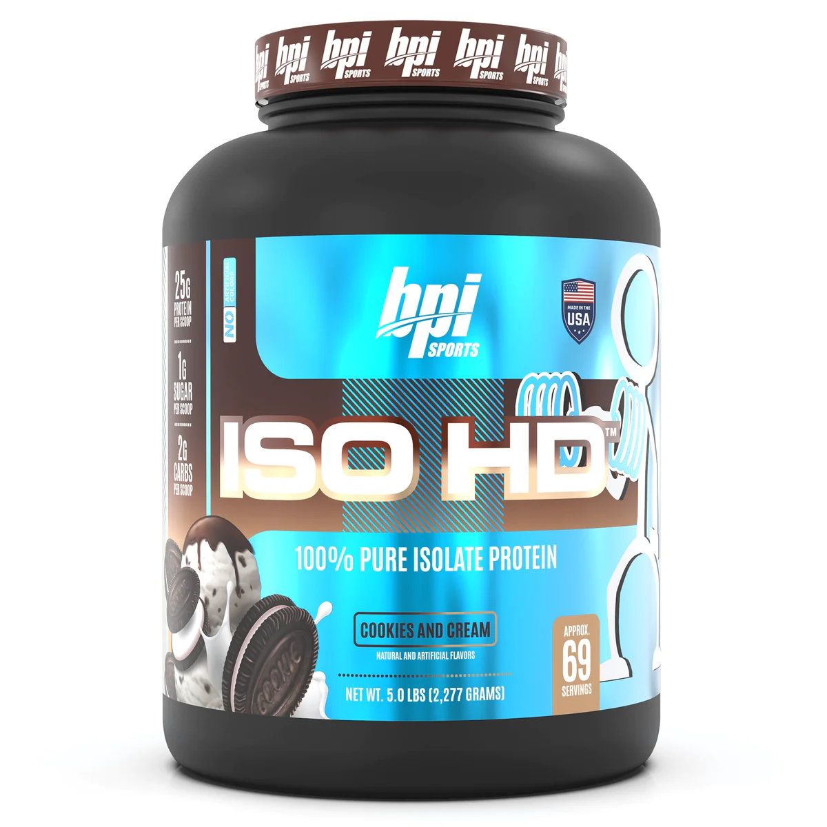 Whey tăng cơ BPI Sports Iso-HD 100% Whey Isolate 4.8 - 4.9lb