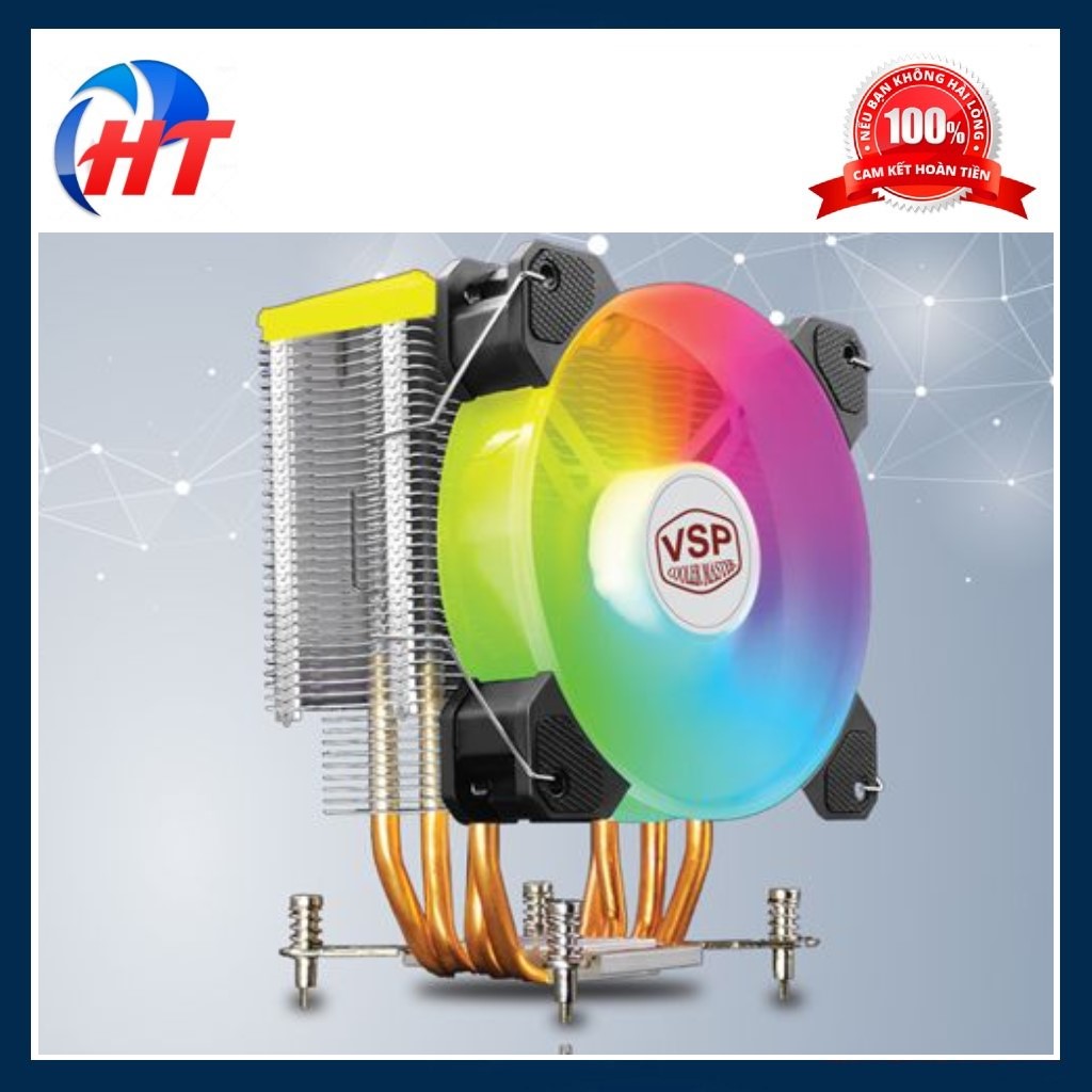 Quạt tản nhiệt cpu vsp cooler master t410i plus led argb
