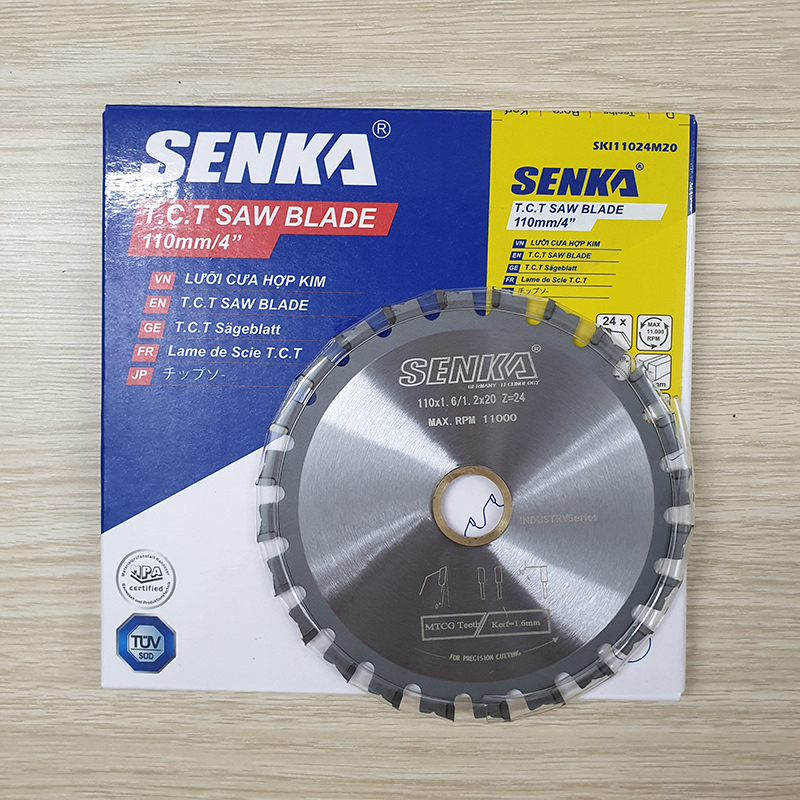 Lưỡi cắt sắt hợp kim 110mm 24 răng senka dùng cho máy điều chỉnh tua chậm