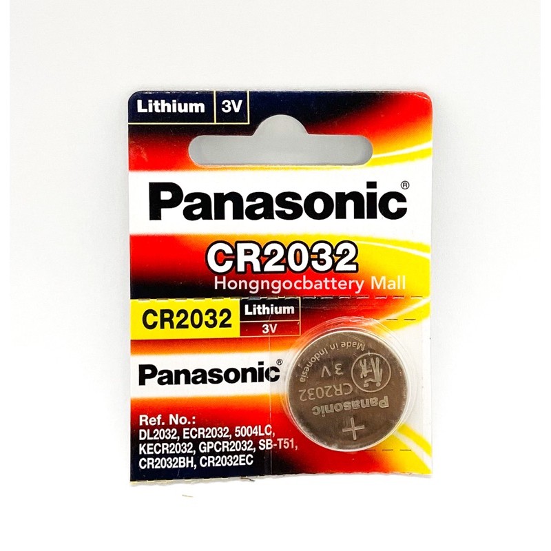 Pin CR2032 Panasonic Lithium 3V - 1 Viên