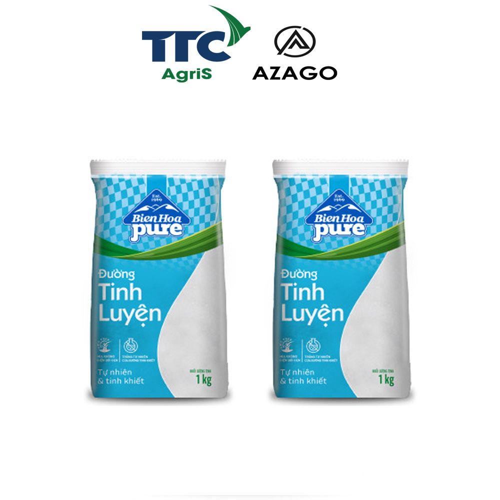 Combo 02 túi ðường biên hòa pure 1kg/túi