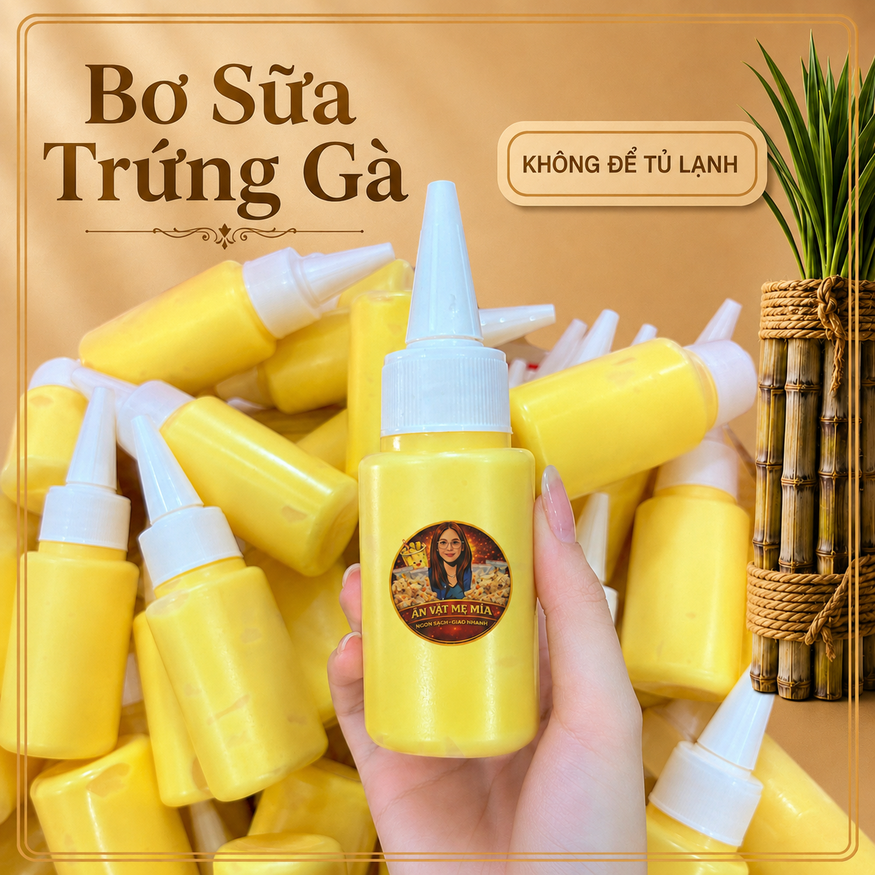 [Không để Tủ Lạnh] Bơ Sữa Trứng Mẹ Mía Ăn Kèm Bánh Tráng Dẻo Bánh Tráng Me Bánh Tráng Bơ