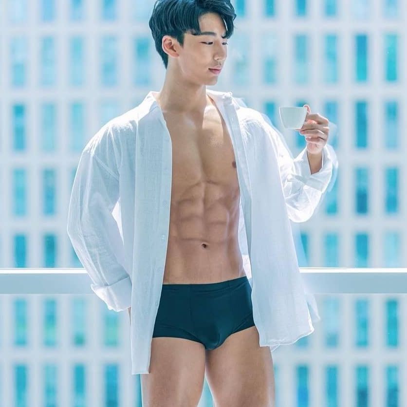 Boxer lụa sữa osaka xuất nhật, quần lót nam thun lụa chất đẹp sịp mát lạnh - bb001