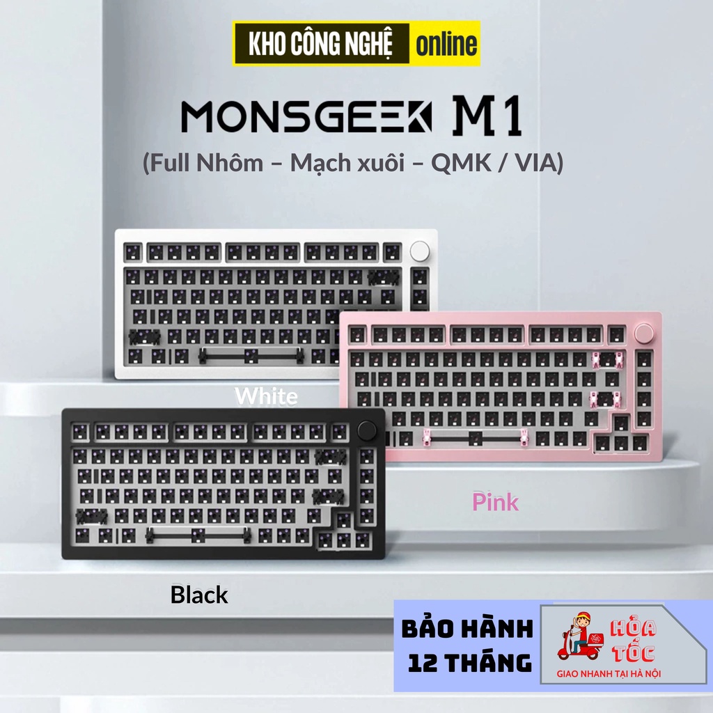 Kit bàn phím cơ MonsGeek M1 QMK  - Hàng Chính Hãng