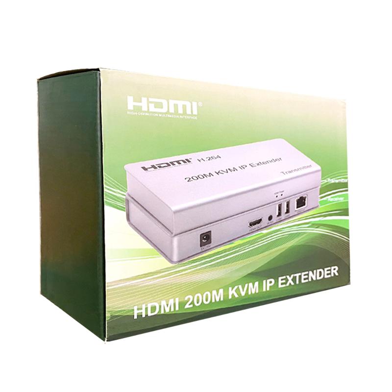 Bộ kéo dài tín hiệu hdmi qua dây mạng lan, Hdmi to lan dài 200m, Tốc độ cao, chất lượng hình ảnh 4K cực xịn