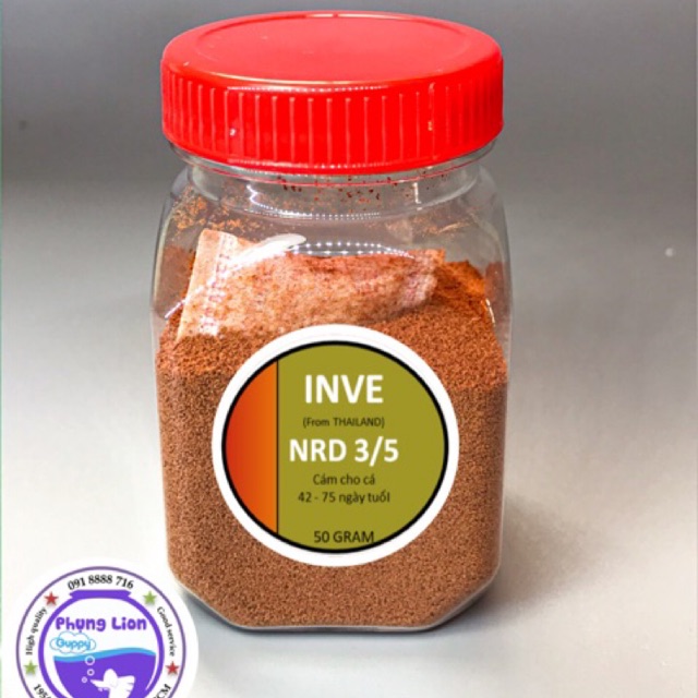 Cám thái inve 3/5 dành cho cá cảnh