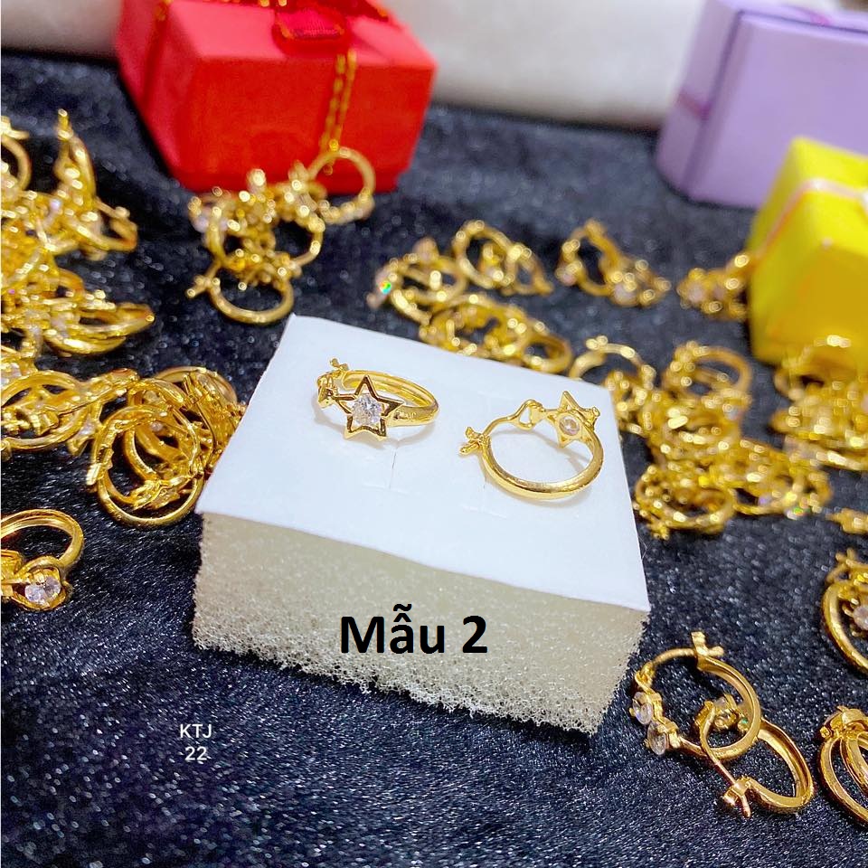 Bông tai vàng tây trẻ em các mẫu MS26