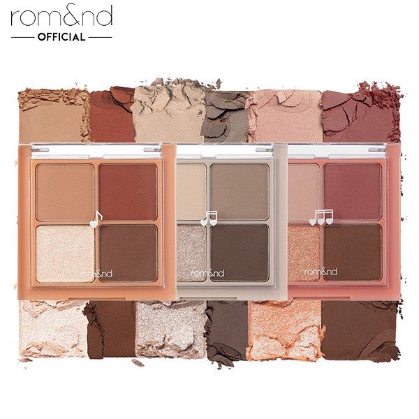 Bảng phấn mắt 4 ô romand better than eyes - music series 7g