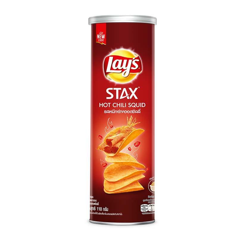 Snack khoai tây Lay's Stax lon 110g vị tôm hùm