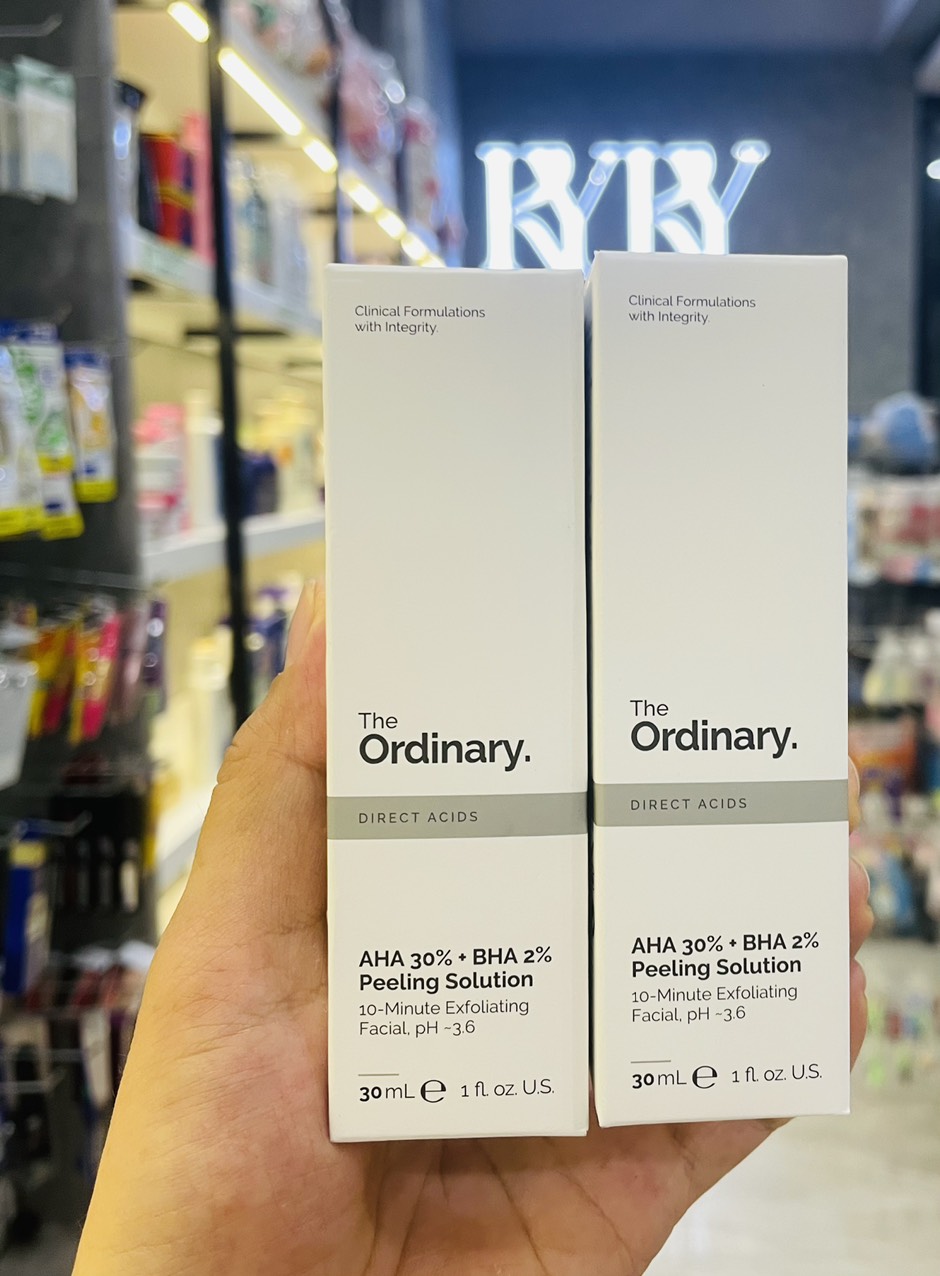 the ordinary aha 30 + bha 2 peeling solution
